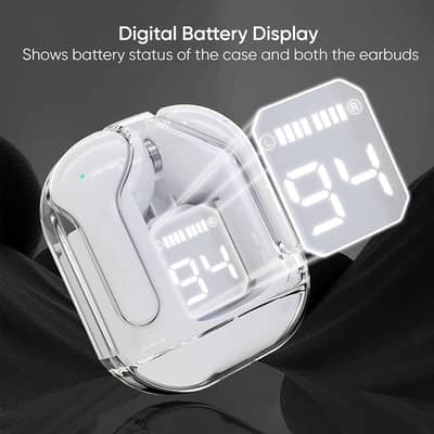 earbuds with long - listing battery#Digital Display Bluetooth Earbuds