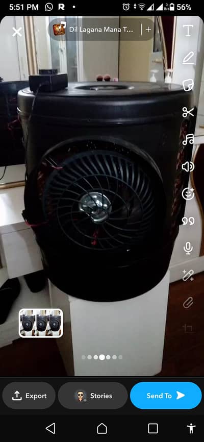 Desi air cooler kamra thanda karne wala pankha