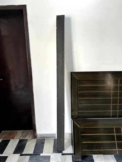 1 month used bed for sale without side tables