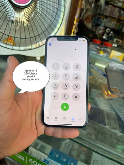 I phone 12 246. pta pin dot