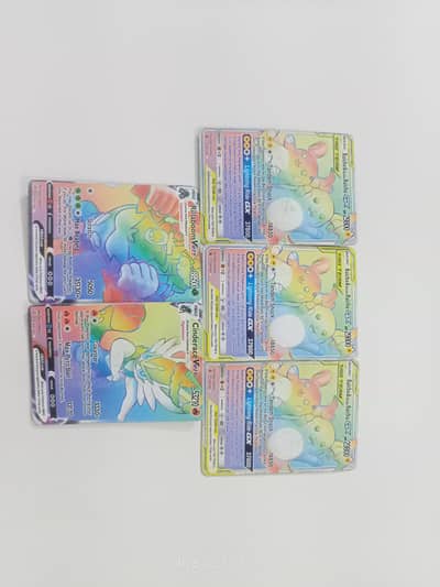 Rainbow Pokmon cards