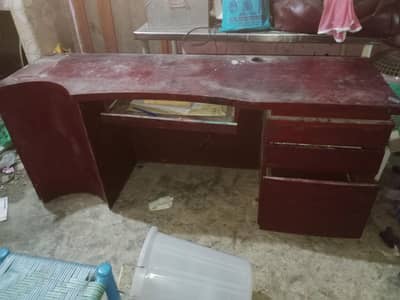 wooden table for kids study and for computer use