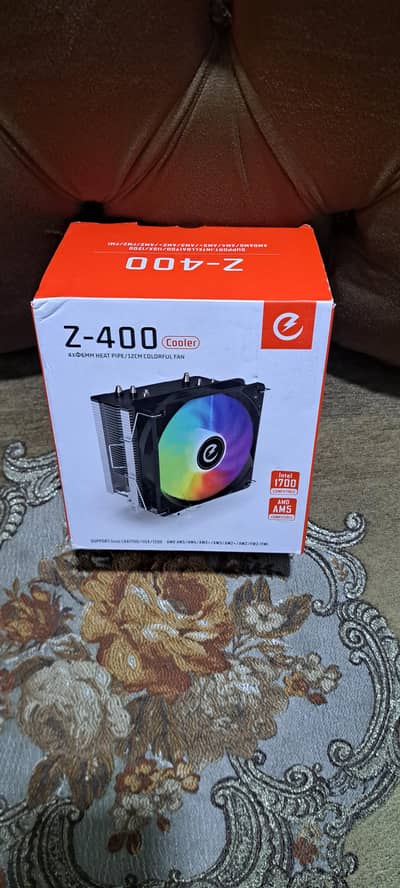 Z-400 4x6MM Heat Pipes/ 12cm Colorful Fan/ CPU Cooler