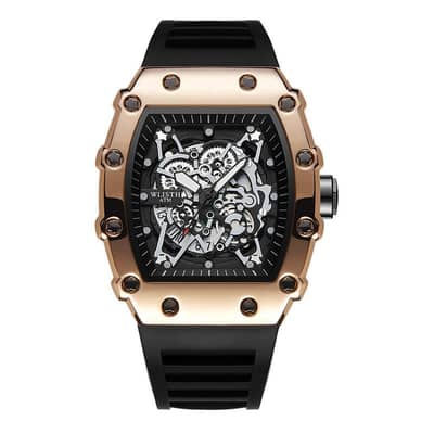 swiss brand  Export  Man,s  watch barrel  shaped  cat out large deal