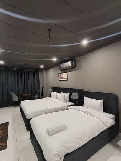 Luxury Furnished Studio Flat For Rent Available In Prime Location Top City-1 Islamabad