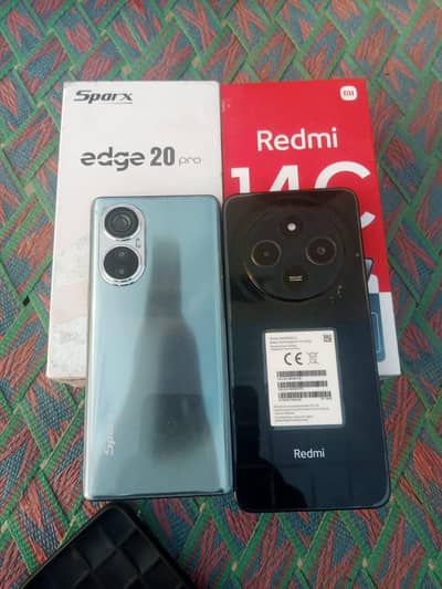 mobile sell sparx eg 20 pro 256 gb redmi 14C 128 gb daba or mobile