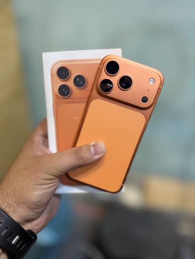 17 Pro 256Gb Full Sim Time Orange color with box