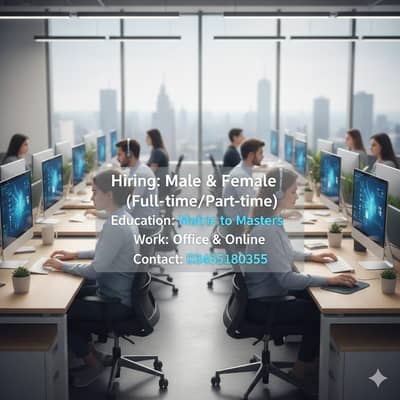 full time and part time job available