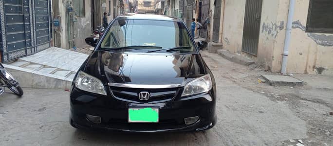 Honda Civic CF 2005 Model Eagle Eye Black Beauty Full Chill AC New tyr