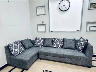 L shap 5 seater sofa high quality fabric high quality foam 10/10