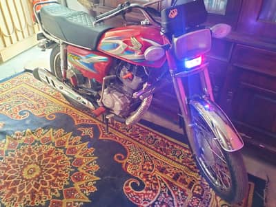 HONDA CG 125 2022 model Karachi no