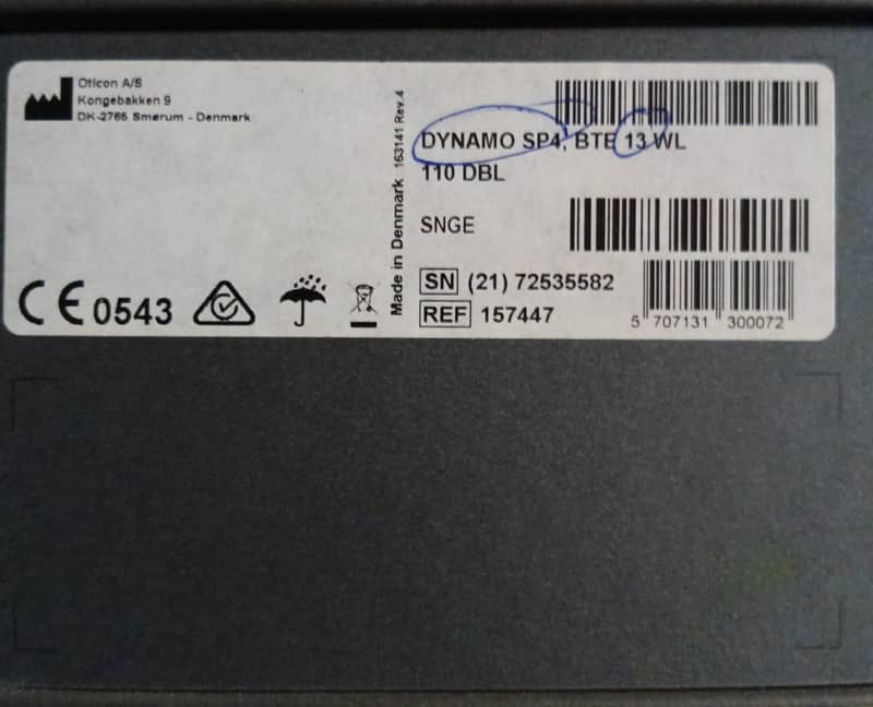 Oticon dynamo sp4 4