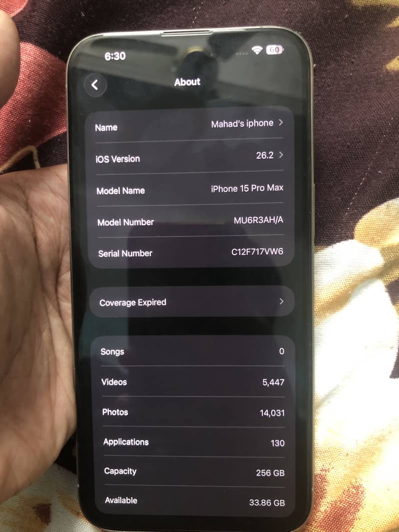 Iphone 15 pro max 5