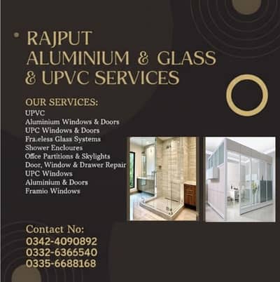 Aluminum Windows & Glass Work in Johar Town | Expert Service
