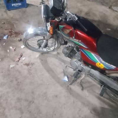 Honda cd70 2017 all ok urgent sale