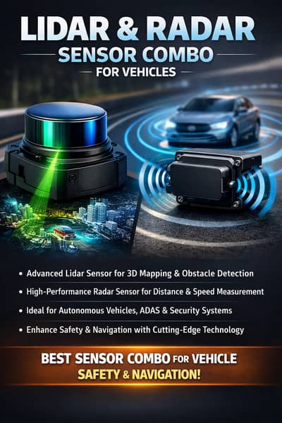 High-Precision LIDAR Sensor – Advanced 3D Mapping & Obstacle Detection