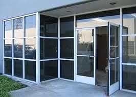 Aluminum Windows & Doors  |  Interior Glass Work | Glass Partitions