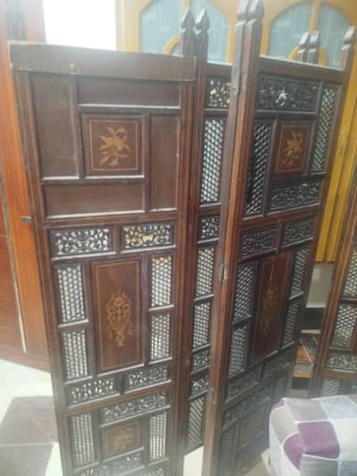 Solid Rosewood Partition (Hand Carved)