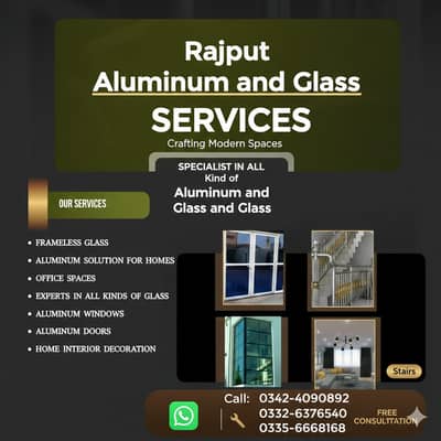 Office Aluminum & Glass Work in Gulberg | Commercial Specialists