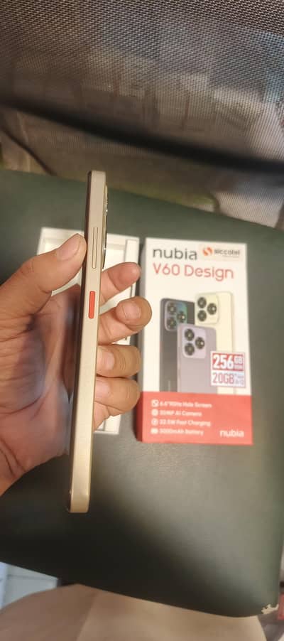 naubia v60 design 8gb extend 12gb/256