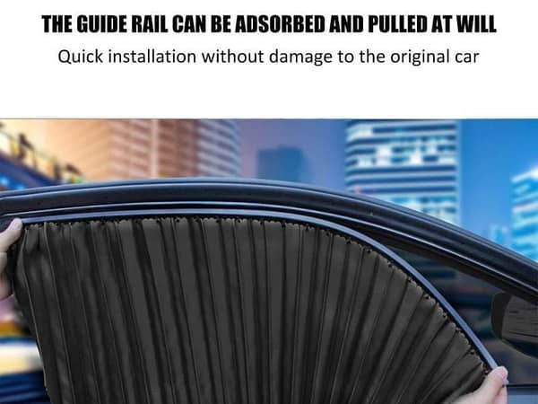 Pack OF 4 Magnetic Car Sunshade Curtains