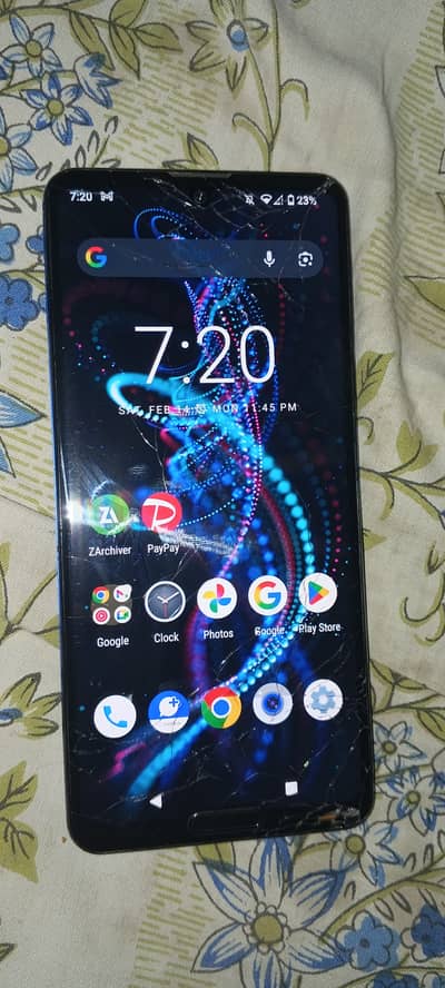 Sharp Aquos R5G 12/256  panel glass crack touch ok