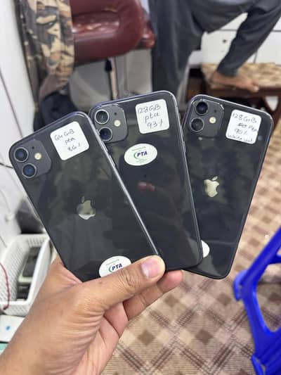 I phone 11 official pta approved dual sim 128 / 64 gb