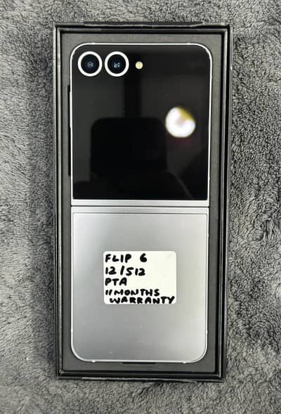 Samsung galaxy Z FLIP 6 official pta approved 256gb 11month warranty