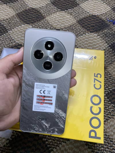 Poco C75 8/256 – Just Box Open – Full 1 Year Warranty