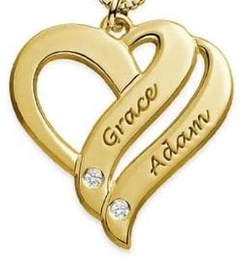  Custom Name Jewelry | Gold Plated Ring & Chain  locket 