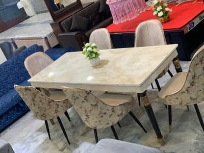 Dining table/ dining/six seater dining/wooden dining/ solid dining