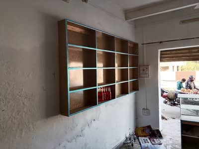 racks and counter for sale.