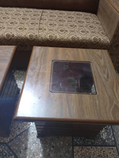 sofa set with tables