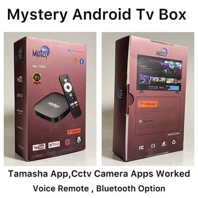 8/128  Andorid box  tv chenals  bluetooth remote