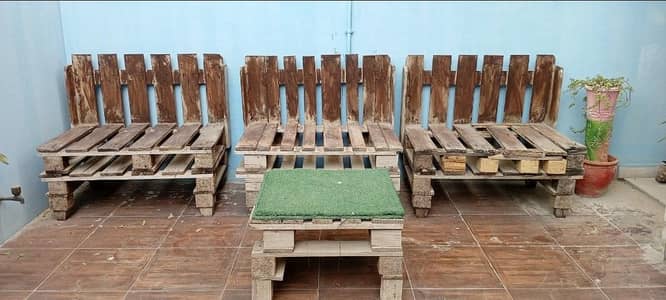 outdoor pallete sofa set