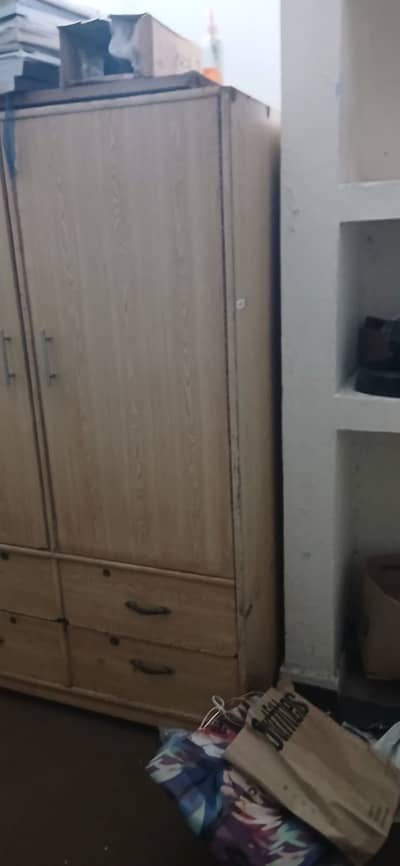 Large Cupboard two door and 4drawers