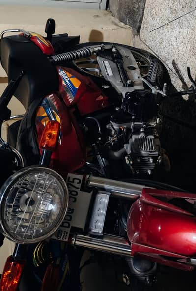 Crown 100cc Self start, alloy rims , First owner.