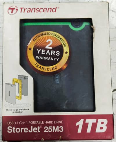 Transcend  1TB Extranal Hard Drive