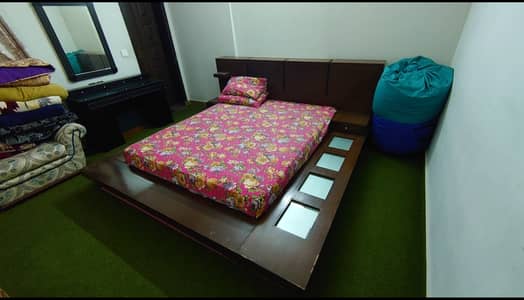 King Size Bed, Designer Bed, with, spring mattress,