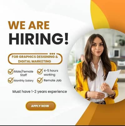  Hiring: Digital Marketer + Graphic Designer (Remote Job)