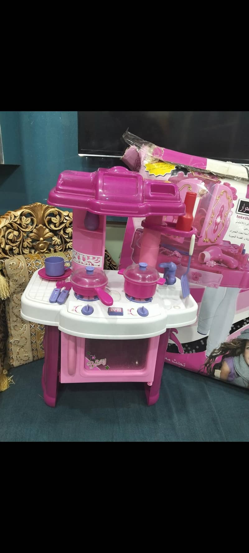 kitchen set pink color 3