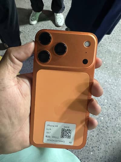 iPhone xr convert 17 pro  64GB  All OK battery halt 90%