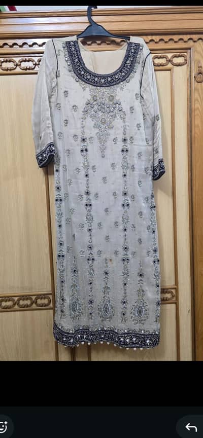 stylish trouser shirt with dupatta  by zainab collection  tariq  road