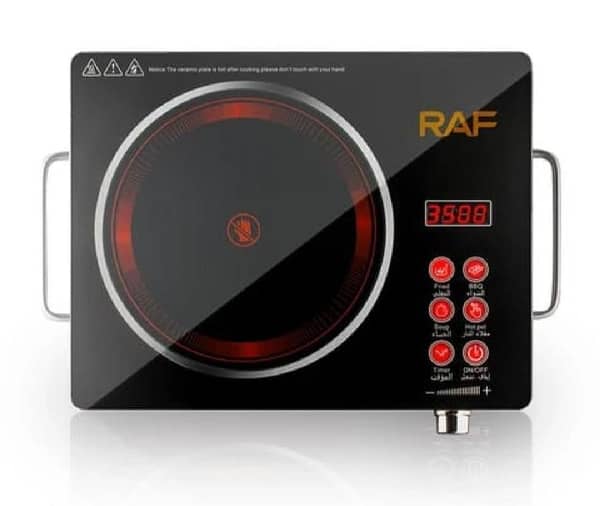RAF Infrared  stof induction Cooker black & Hot Plate & Electric Stove with Large Fire Power – 3500w