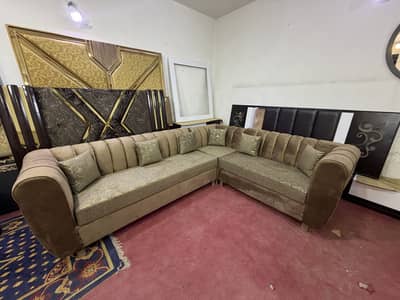 L shape sofa set | sofa set | poshish sofa set