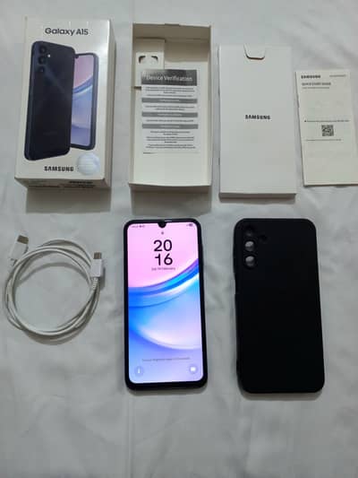 Samsung A15 Complete Box like new