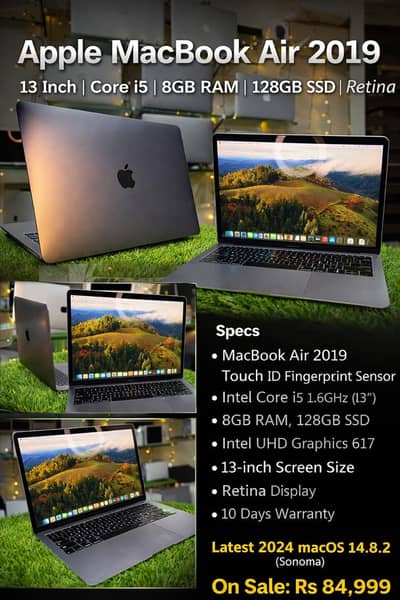 Apple MacBook air 2019 13 inch core i5 8/128 gb Retina display