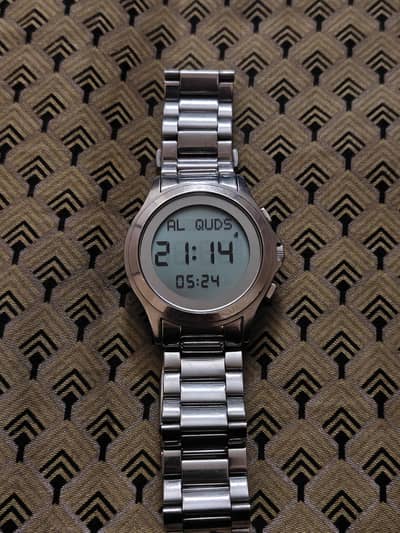 AlFajr 100% Original Islamic Watch with Azan times and Qibla