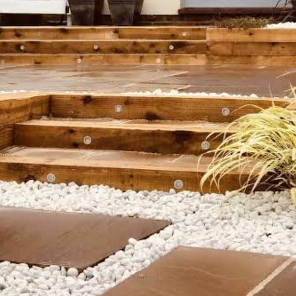 Pack of 3KG-5KG White big Pebbles/ Stones for Garden and Aquarium