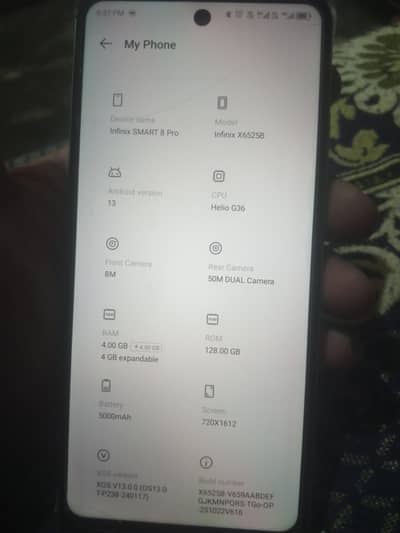 infinix smart 8 pro 8/128